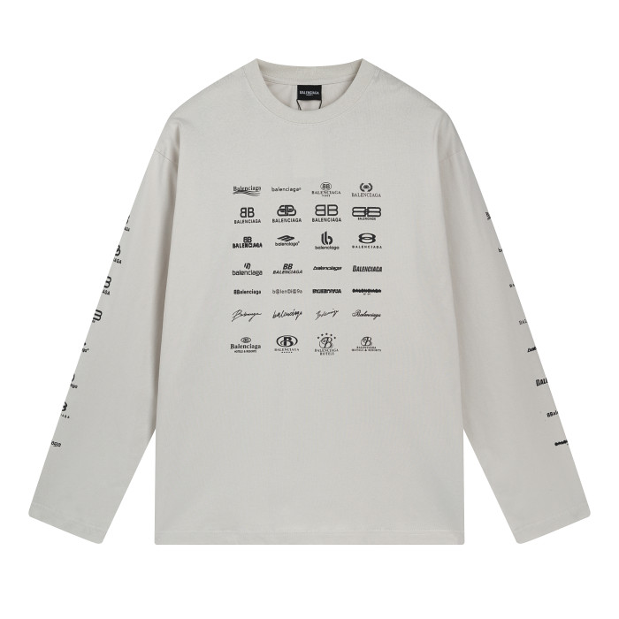 Balenciga logo tee BL225005 grey