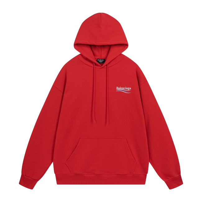 Balenciga logo hoodie BL228035 red