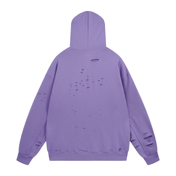 Balenciga logo hoodie BL238001 lilac