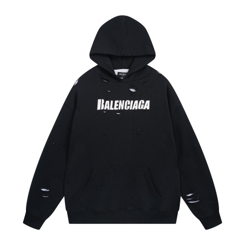 Balenciga logo hoodie BL238001 black