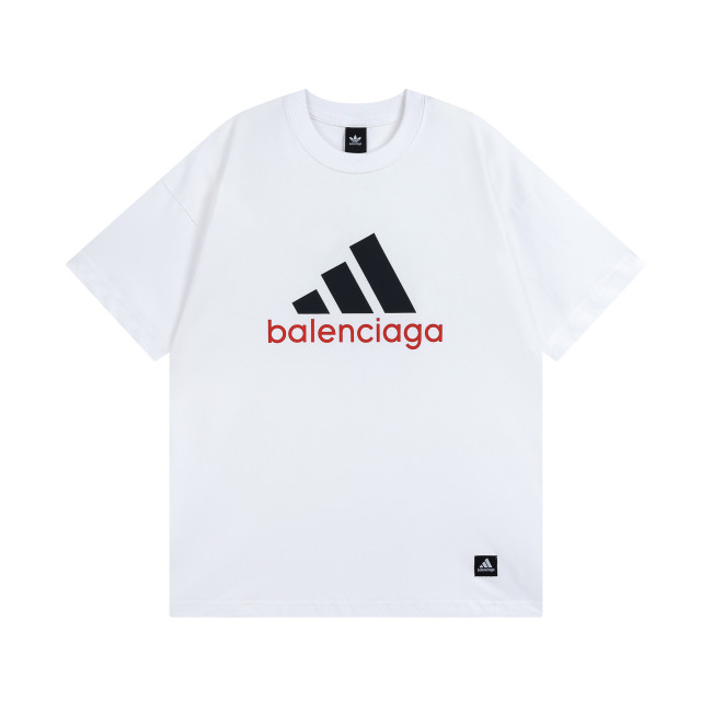 Balenciga jointly Adida logo tee white