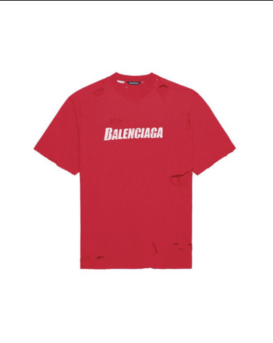 Balenciga logo tee LX015 red