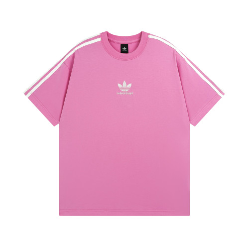 Balenciga jointly  Adidas logo tee BL223018 pink