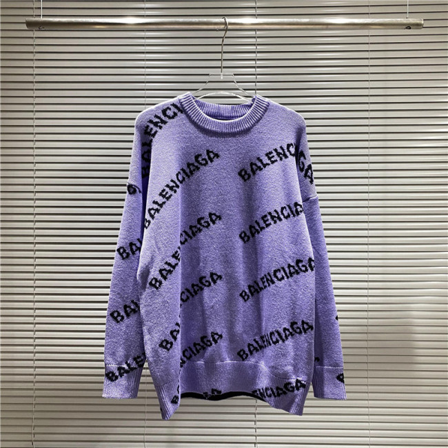 Balenciga logo tee cpss803 violet black