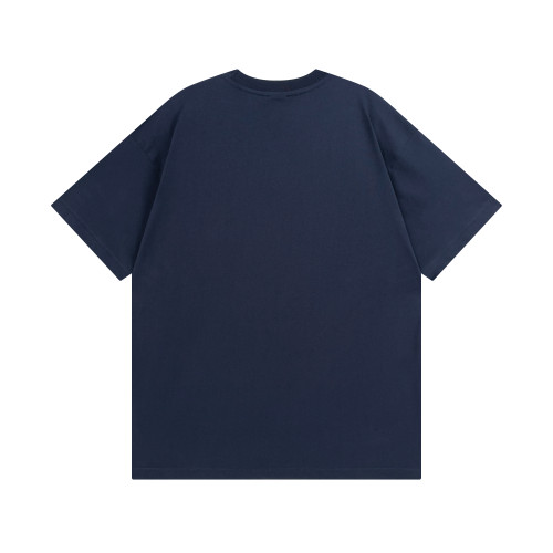 Balenciga jointly Adida logo tee deep blue