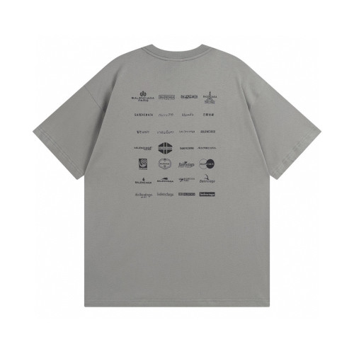 Balenciga logo tee LX2312 grey