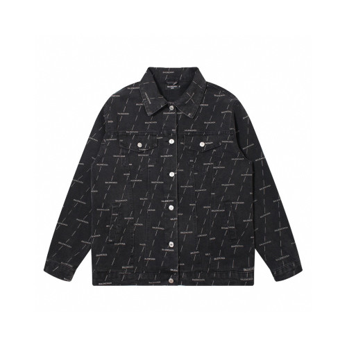 Balenciga logo jacket lx9922 black