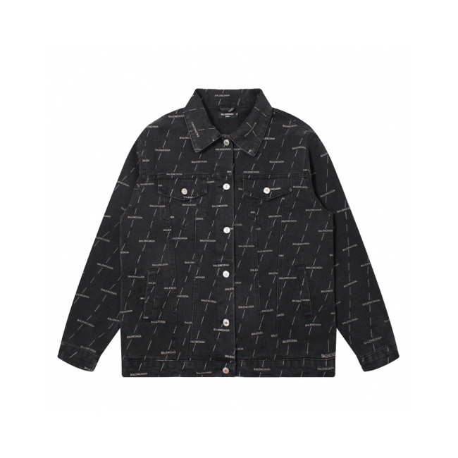 Balenciga logo jacket lx9922 black