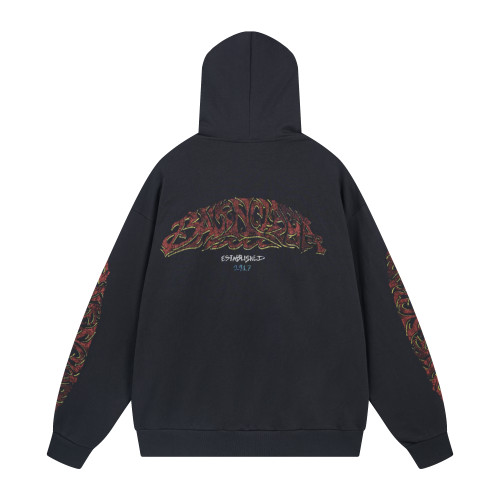 Balenciga logo hoodie BL238056 black