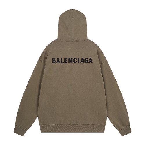 Balenciga logo hoodie BL238027 khaki