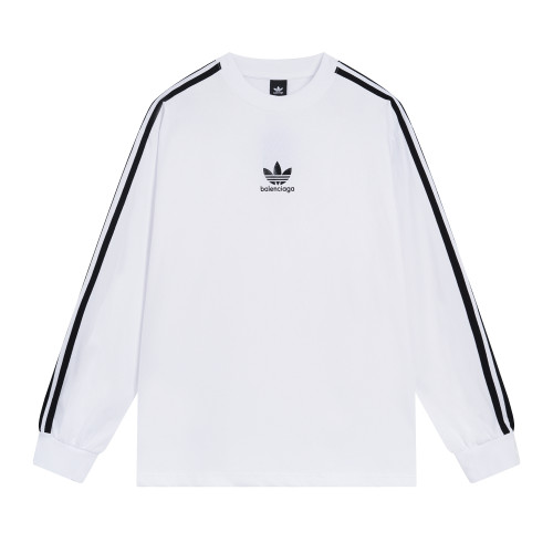 Balenciga jointly Adidas logo tee p105 white
