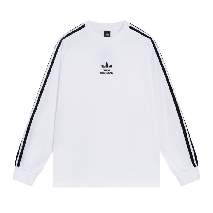 Balenciga jointly Adidas logo tee p105 white