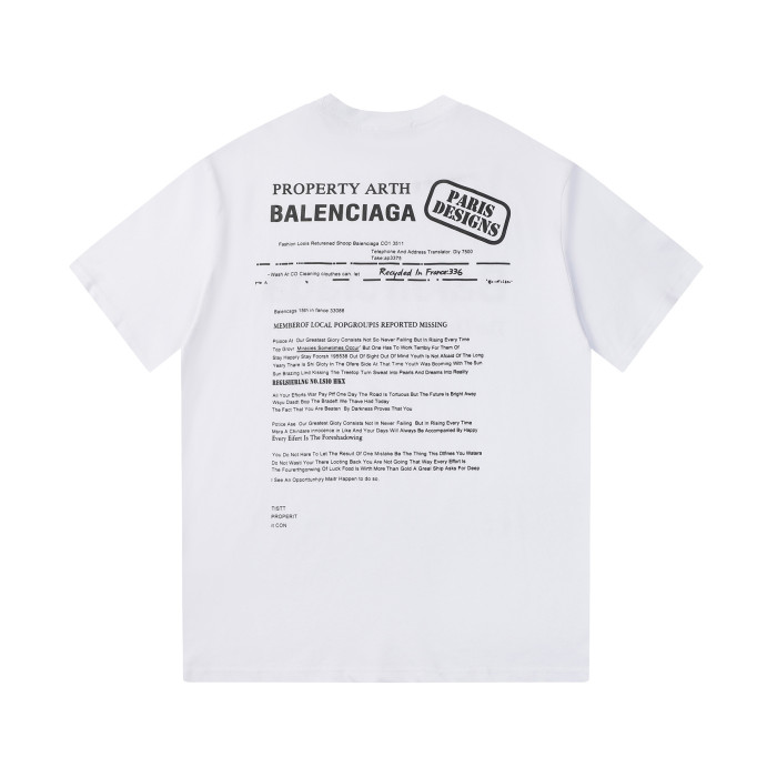 Balenciga logo tee XC2530 white