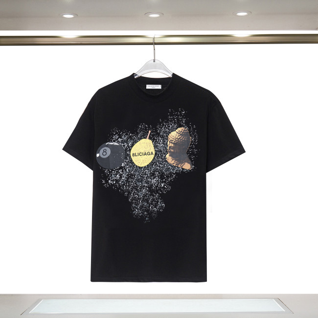 Balenciga logo tee 9073 black