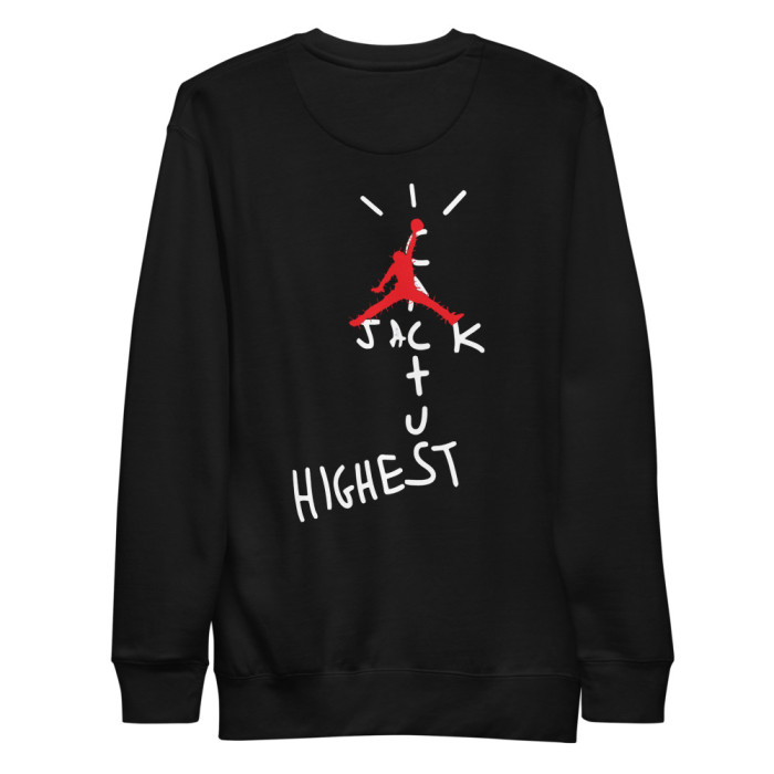 Travis Scott Jordan Cactus Jack Highest Fleece Sweatshirt