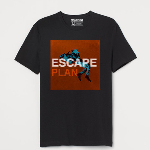 Travis Scott Escape Plan Print T-shirt