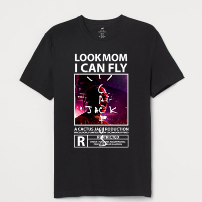 Travis Scott Look Mom I Can Fly Tee