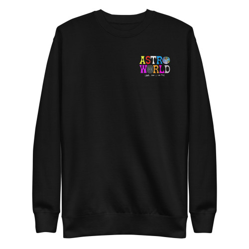 Look Mom I Can Fly Astroworld Fleece Sweatshirt