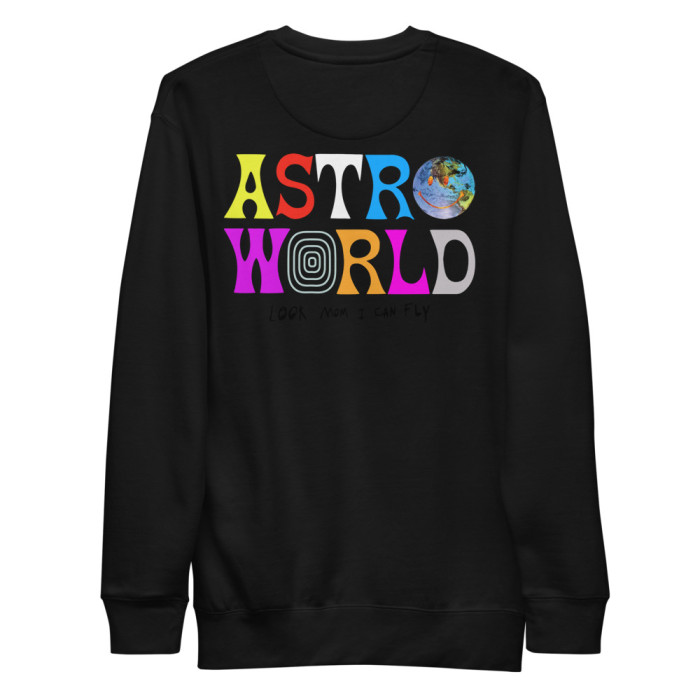 Look Mom I Can Fly Astroworld Unisex Fleece Pullover