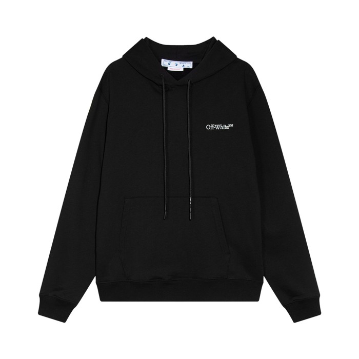 OFF WHITE ZEBRA CROSSING HOODIE