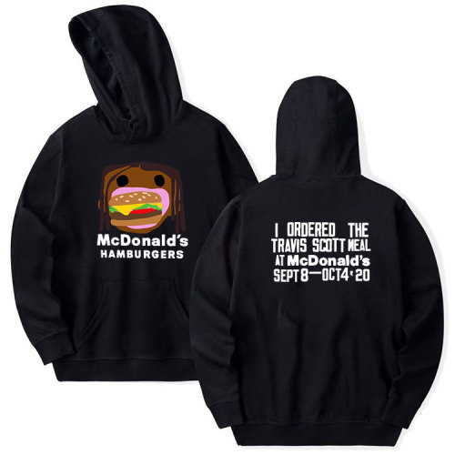 Travis Scott Mcdonalds Hamburgers Hoodie