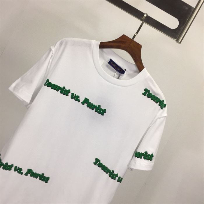 LOUIS VUITTON TOURIST AND PURIST PRINTED TEE IN WHITE – LVTS022