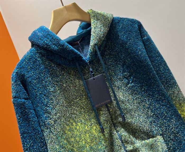 LOUIS VUITTON EMBROIDERED ZIP THROUGH HOODIE – LVH053