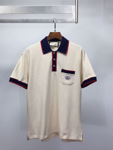 GUCCI COTTON PIQUET POLO WITH INTERLOCKING G – GGS031