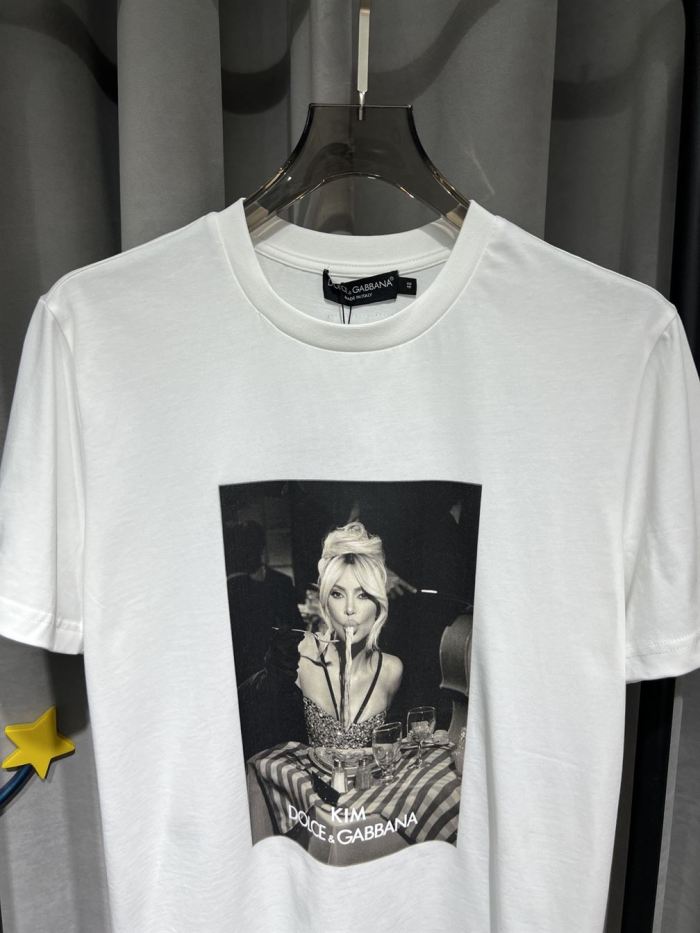 DOLCE & GABBANA CIAO KIM PASTA-PRINT T-SHIRT – DT012