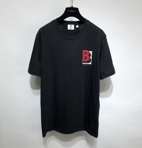 BURBERRY LETTER GRAPHIC COTTON OVERSIZED T-SHIRT – BRS018