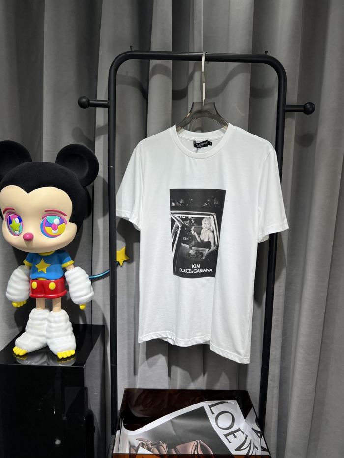 DOLCE & GABBANA CIAO KIM PIZZA-PRINT T-SHIRT – DT014