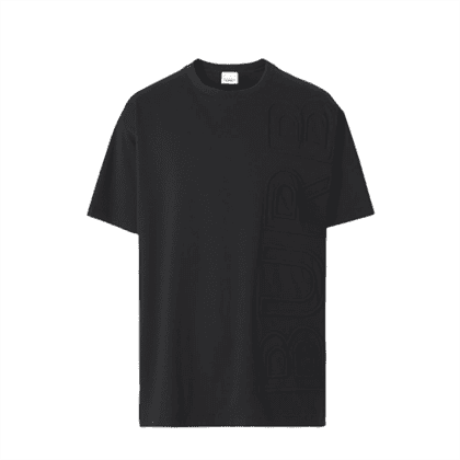 BURBERRY EMBOSSED LOGO COTTON OVERSIZED T-SHIRT – BRS025