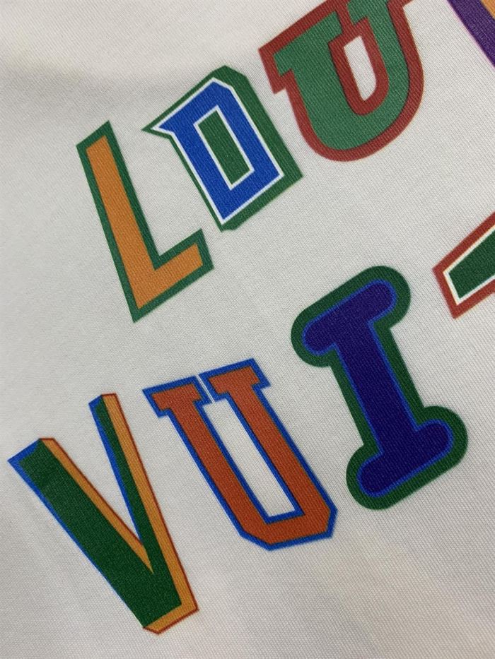 LOUIS VUITTON LV X NBA FRONT-AND-BACK LETTERS PRINT T-SHIRT – LVTS020