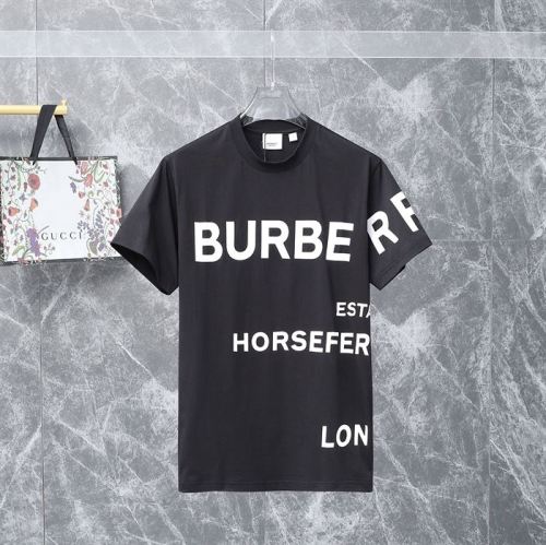 BURBERRY HORSEFERRY PRINT COTTON OVERSIZED T-SHIRT – BRS001