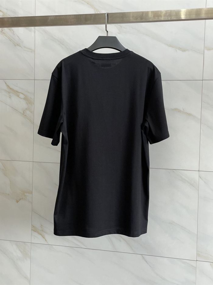 BURBERRY LOGO PRINT COTTON T-SHIRT – BRS032