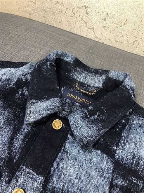 LOUIS VUITTON DAMIER SALT PRINT SHORT SLEEVE SHIRT – LVTS060