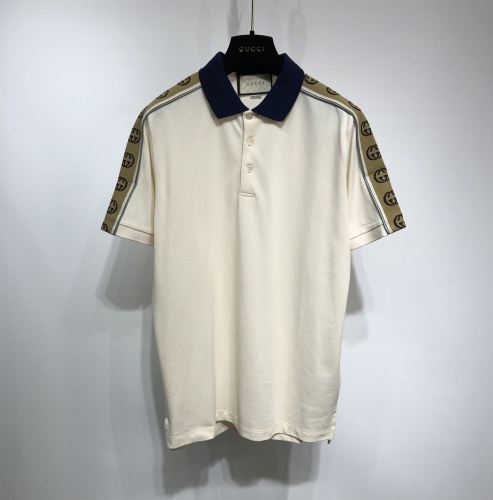 GUCCI POLO WITH INTERLOCKING G STRIPE – GGS014