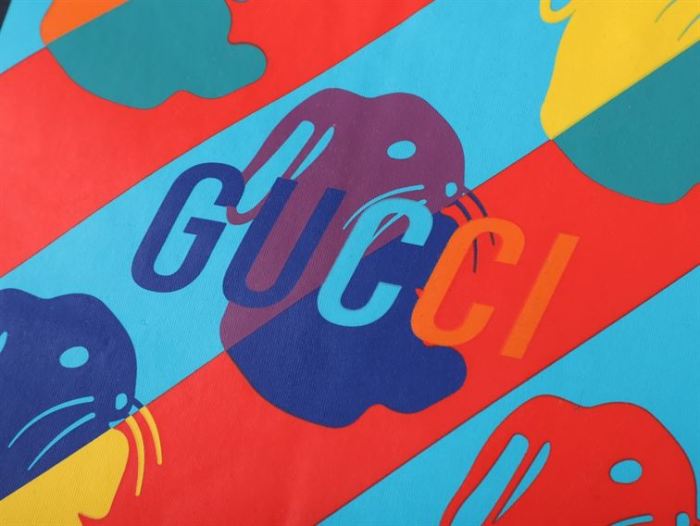 GUCCI BUNNY PRINT COTTON JERSEY T-SHIRT – GGS024