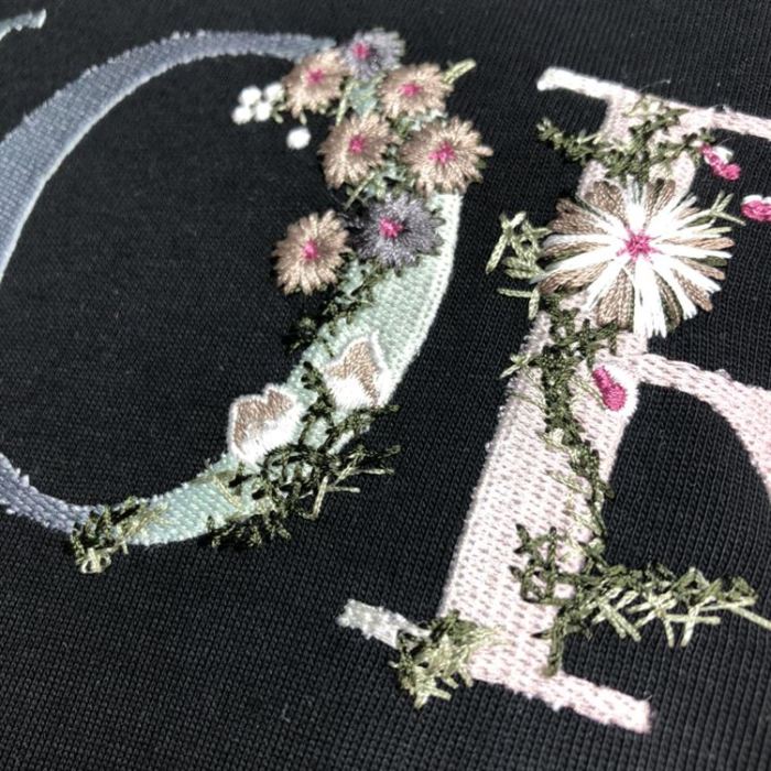 DIOR FLOWER LOGO T-SHIRT – DOT004