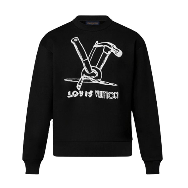 LOUIS VUITTON EMBROIDERED COTTON SWEATSHIRT – LVH048