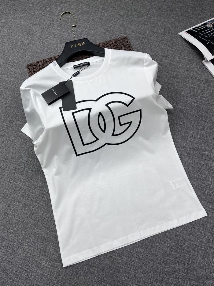 DOLCE & GABBANA COTTON T-SHIRT WITH DG PATCH – DT010