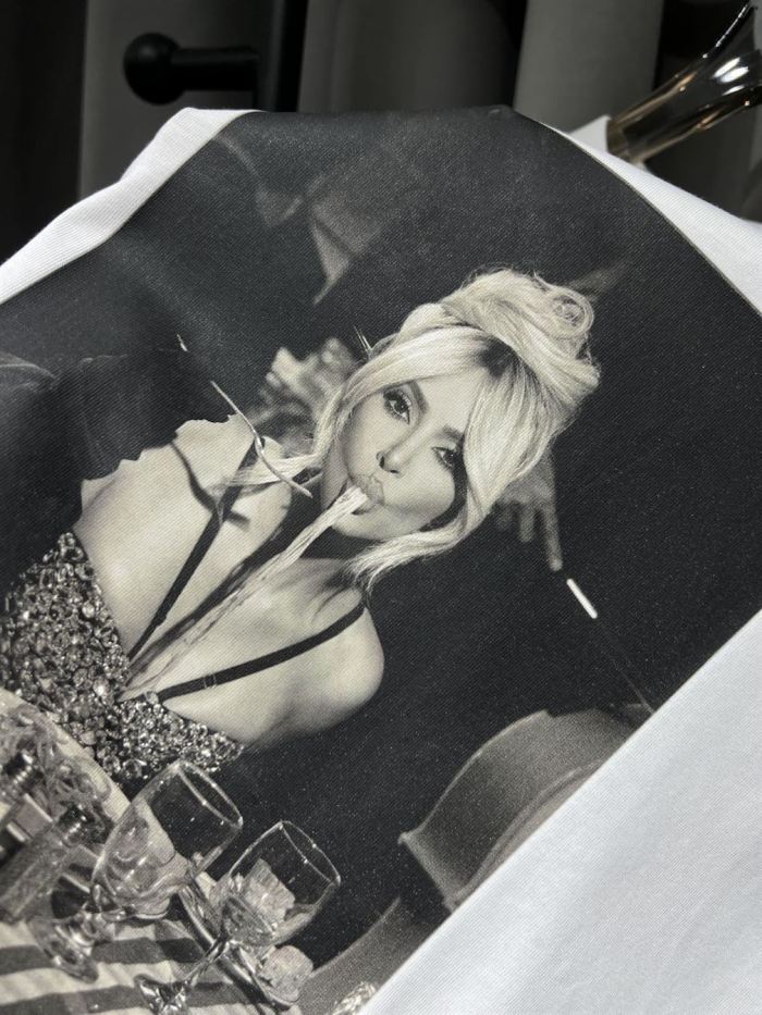 DOLCE & GABBANA CIAO KIM PASTA-PRINT T-SHIRT – DT012