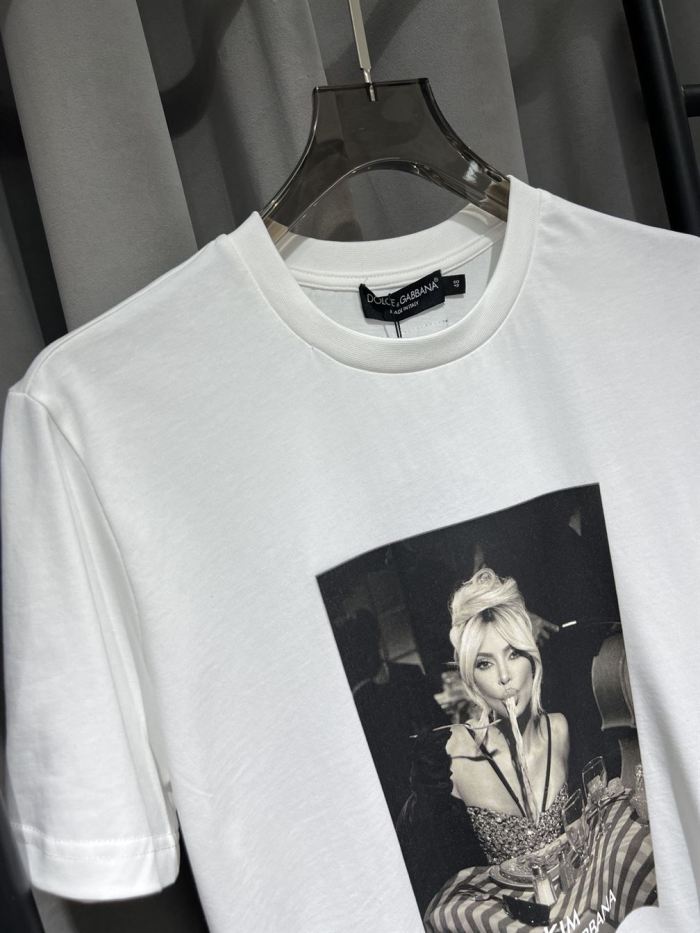 DOLCE & GABBANA CIAO KIM PASTA-PRINT T-SHIRT – DT012