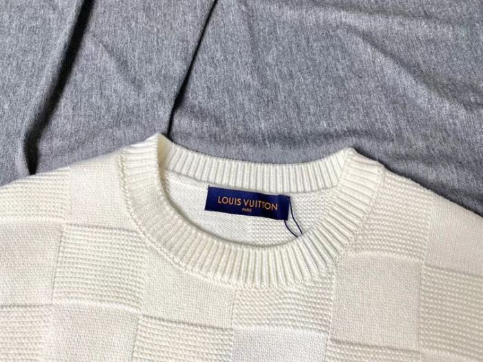 LOUIS VUITTON DAMIER STITCH CREWNECK – LVH045