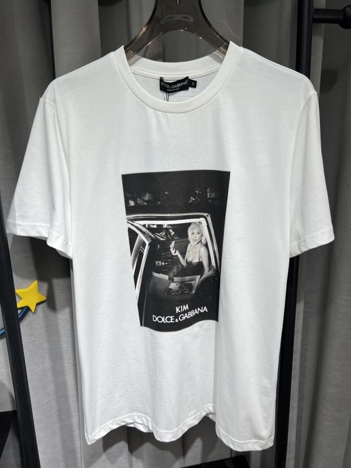 DOLCE & GABBANA CIAO KIM PIZZA-PRINT T-SHIRT – DT014