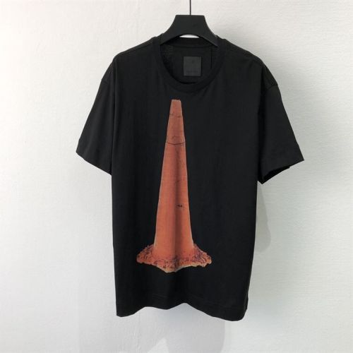 GIVENCHY SLIM FIT T-SHIRT IN JERSEY WITH CERAMIC PRINT IN BLACK – GTS003