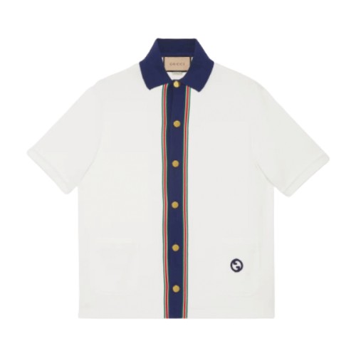 GUCCI COTTON JERSEY POLO SHIRT – GGS047