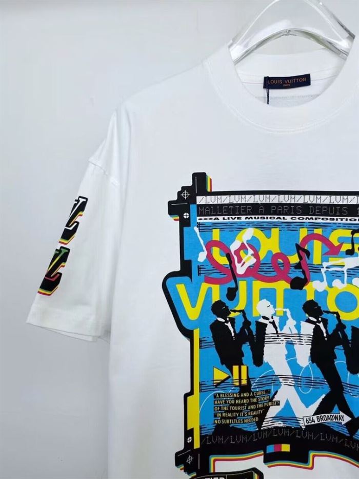 LOUIS VUITTON LV JAZZ FLYERS SHORT-SLEEVED T-SHIRT – LVTS068