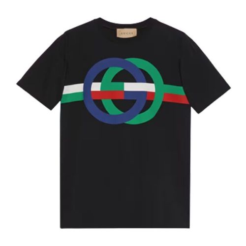 GUCCI ROUND GG PRINT COTTON T-SHIRT – GGS039