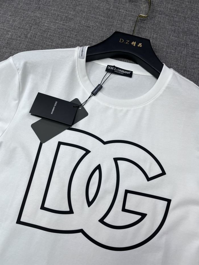 DOLCE & GABBANA COTTON T-SHIRT WITH DG PATCH – DT010